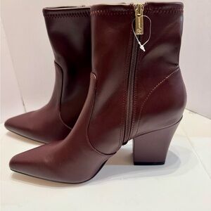 Jessica Simpson Burgundy Heeled Boots